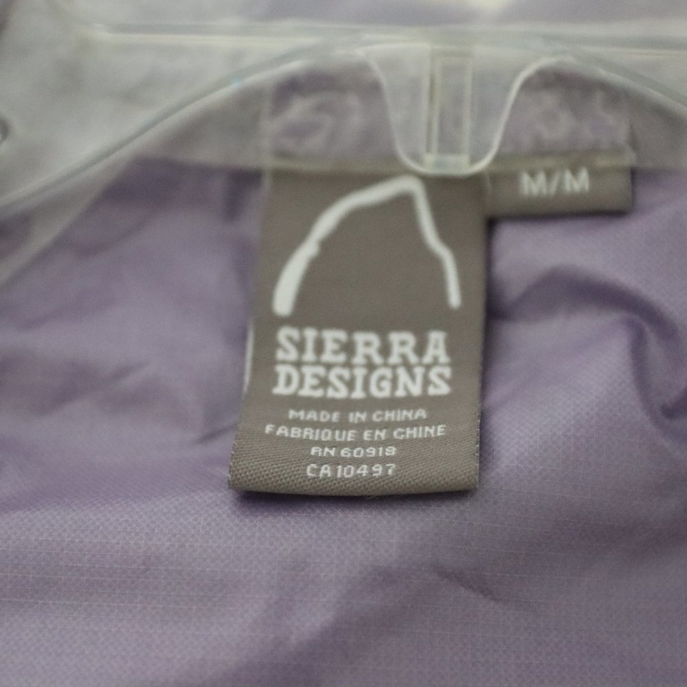 Sierra Designs rain/wind jacket Size Medium Purple - Picture 7 of 8